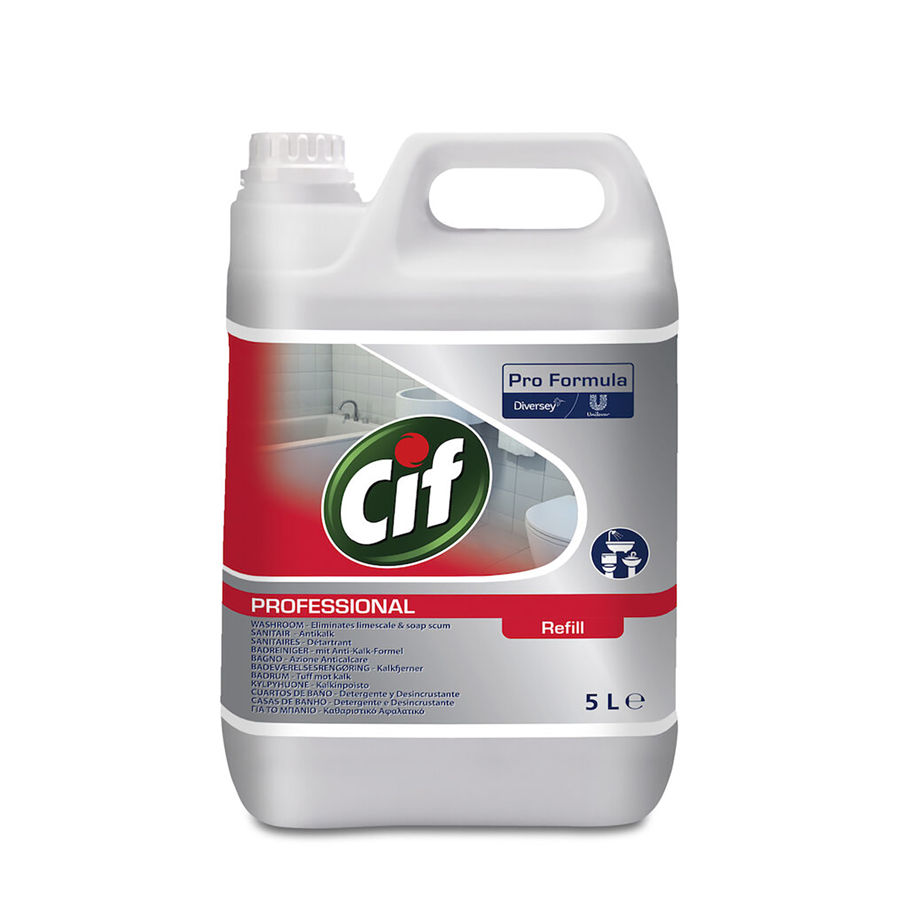 [8560366] Badrumsrent Cif Pro 2in1 5L