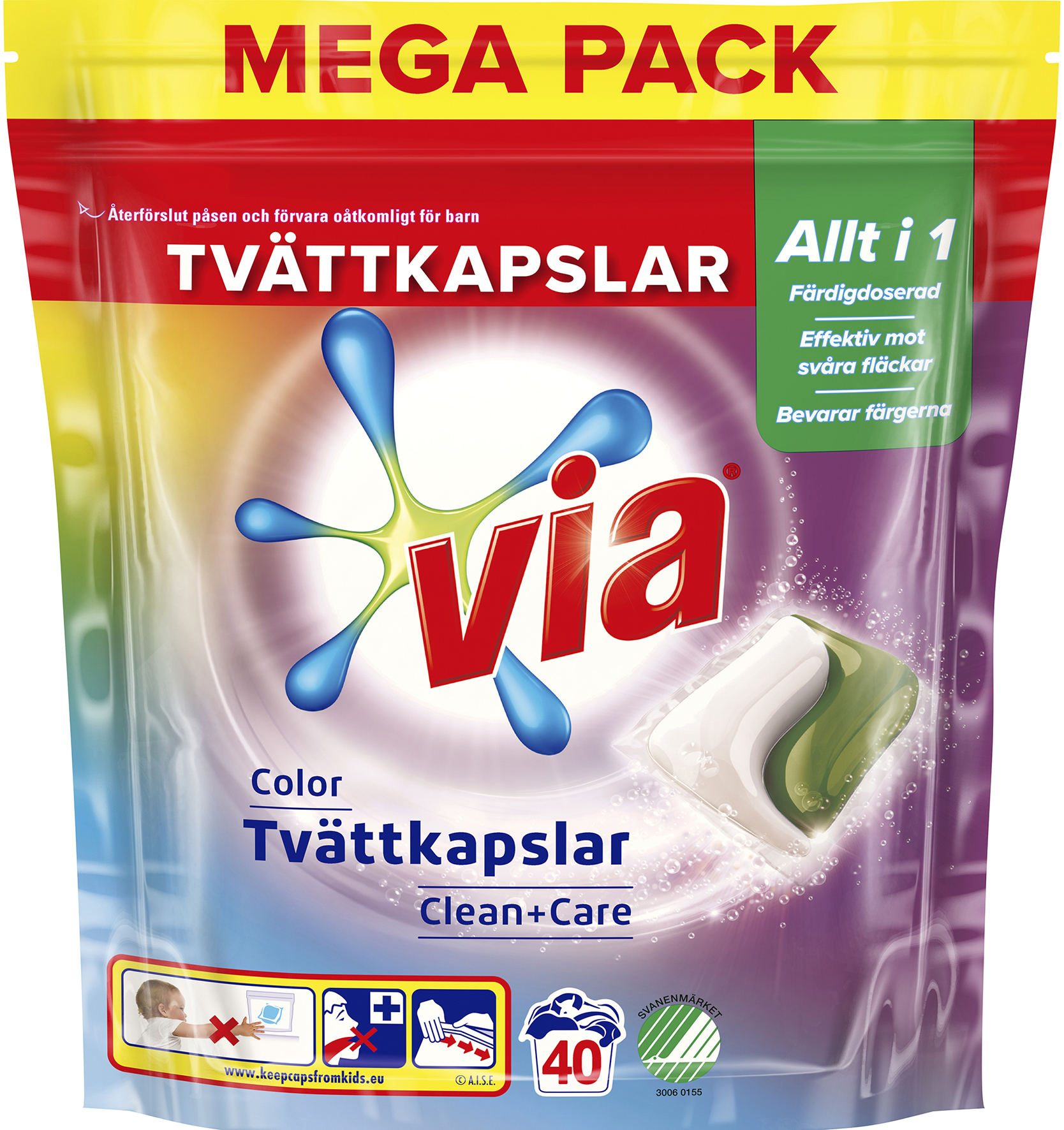 [8556767] Via duo kapslar Color 40 st