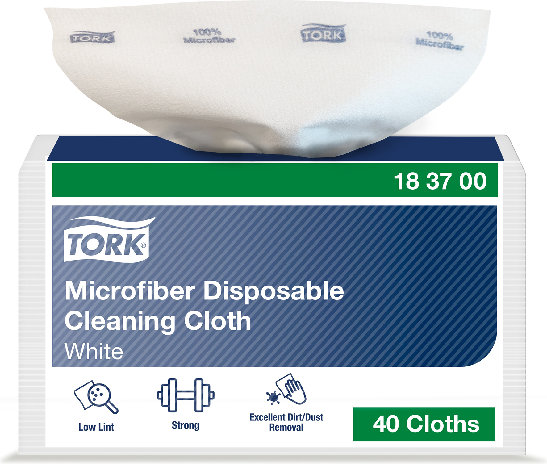 [8556888] Tork Microfiber engångsduk 40/