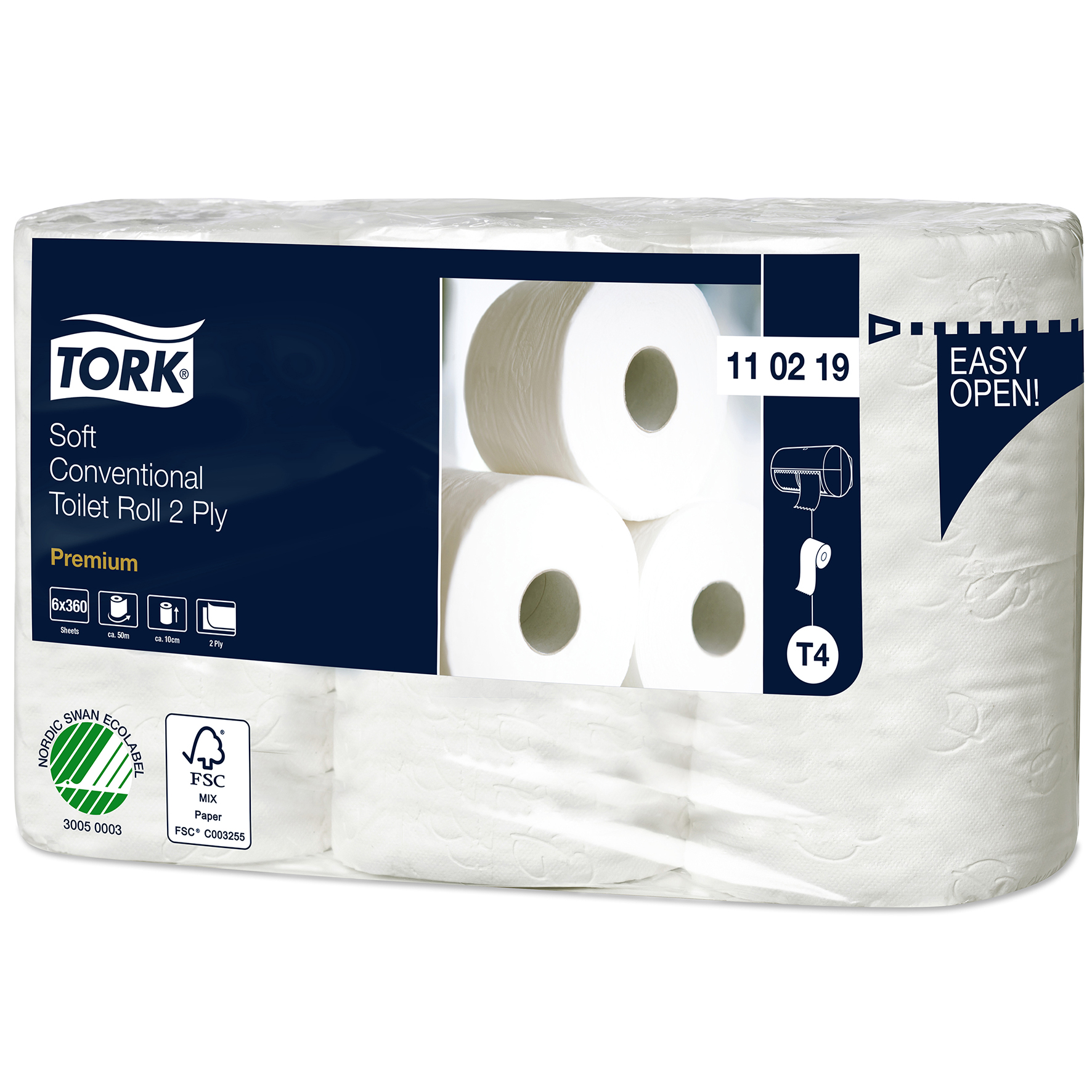 [8550834] Tork mjukt toalettpapper T4