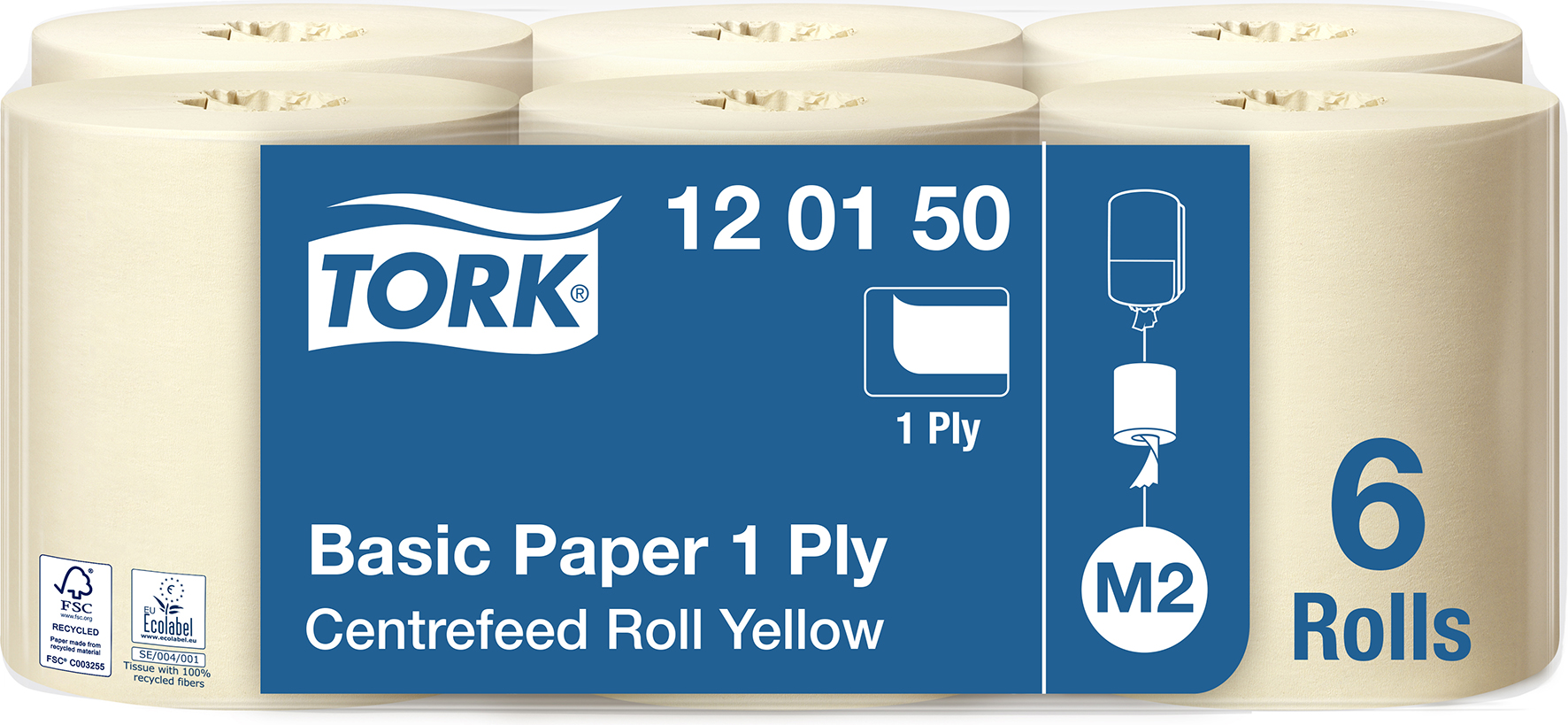 [2522098] Torkpapper Tork Basic 1-lags M2 6/fp
