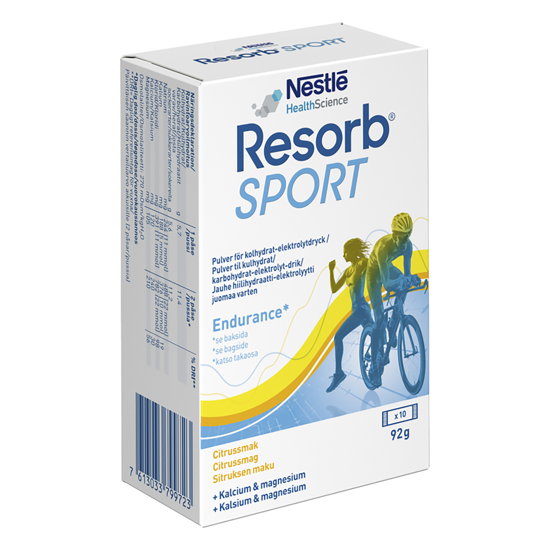 [8560182] Vätske. Resorb Sport citrus 10