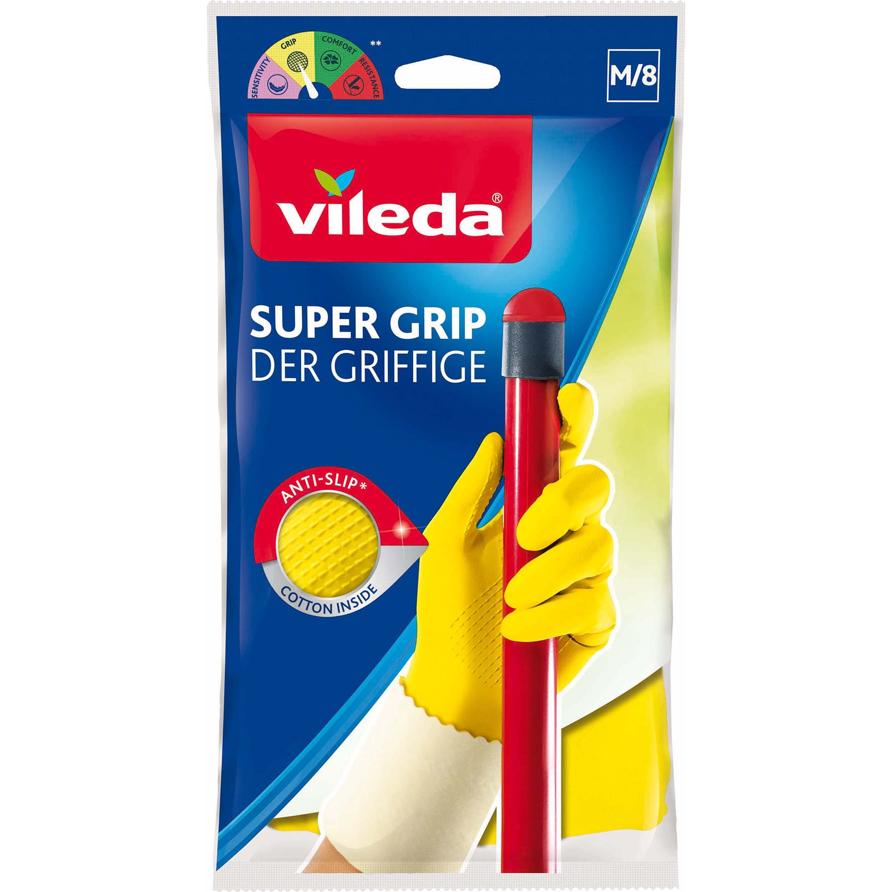 [8558803] Handske Latex Supergrip M par