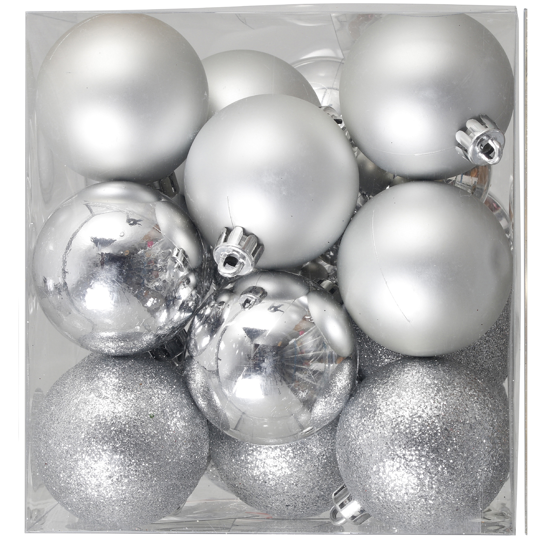 [8560067] Julkula mix Silver 6 cm 20-p