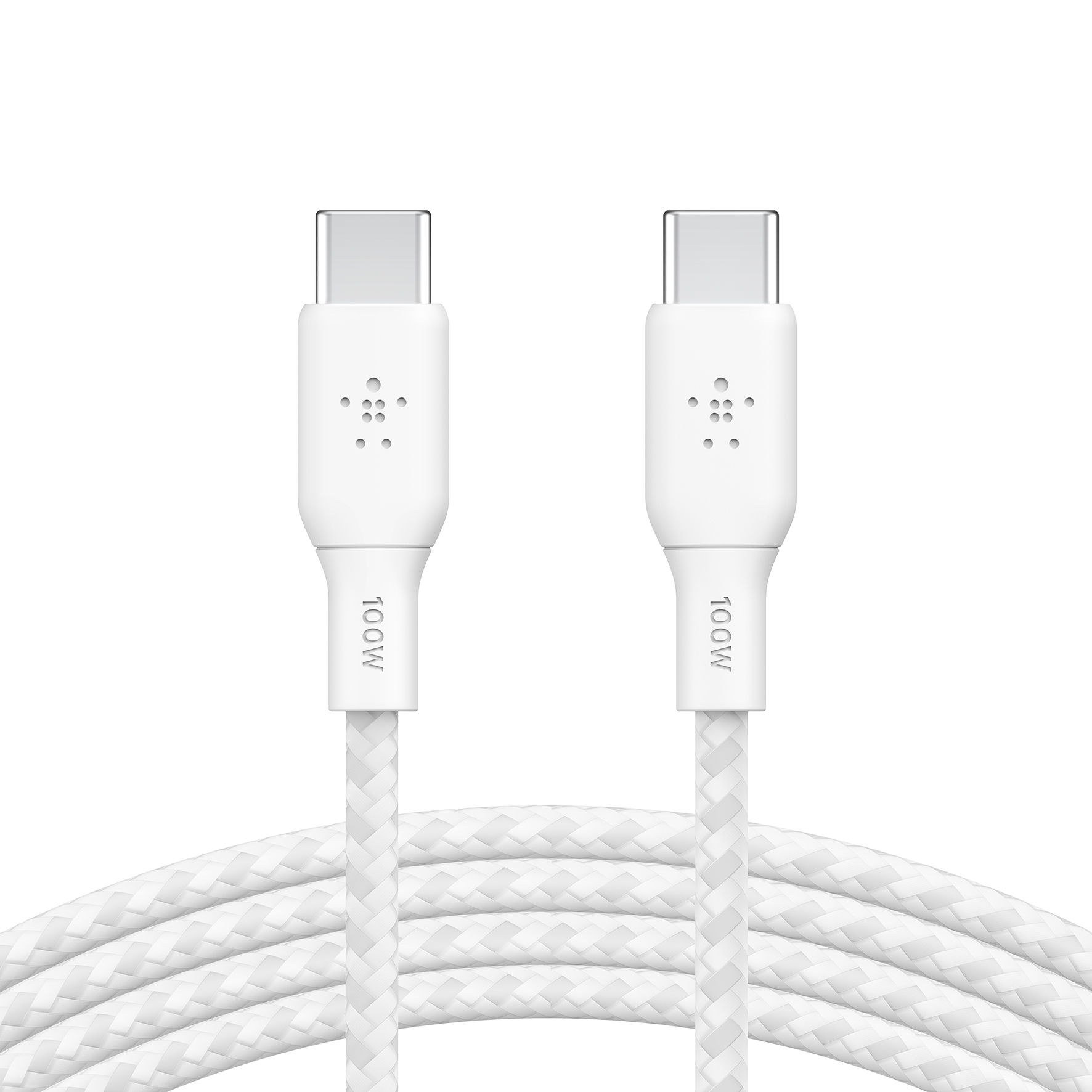 [8560727] USB-C till C 100W 2m flät vit