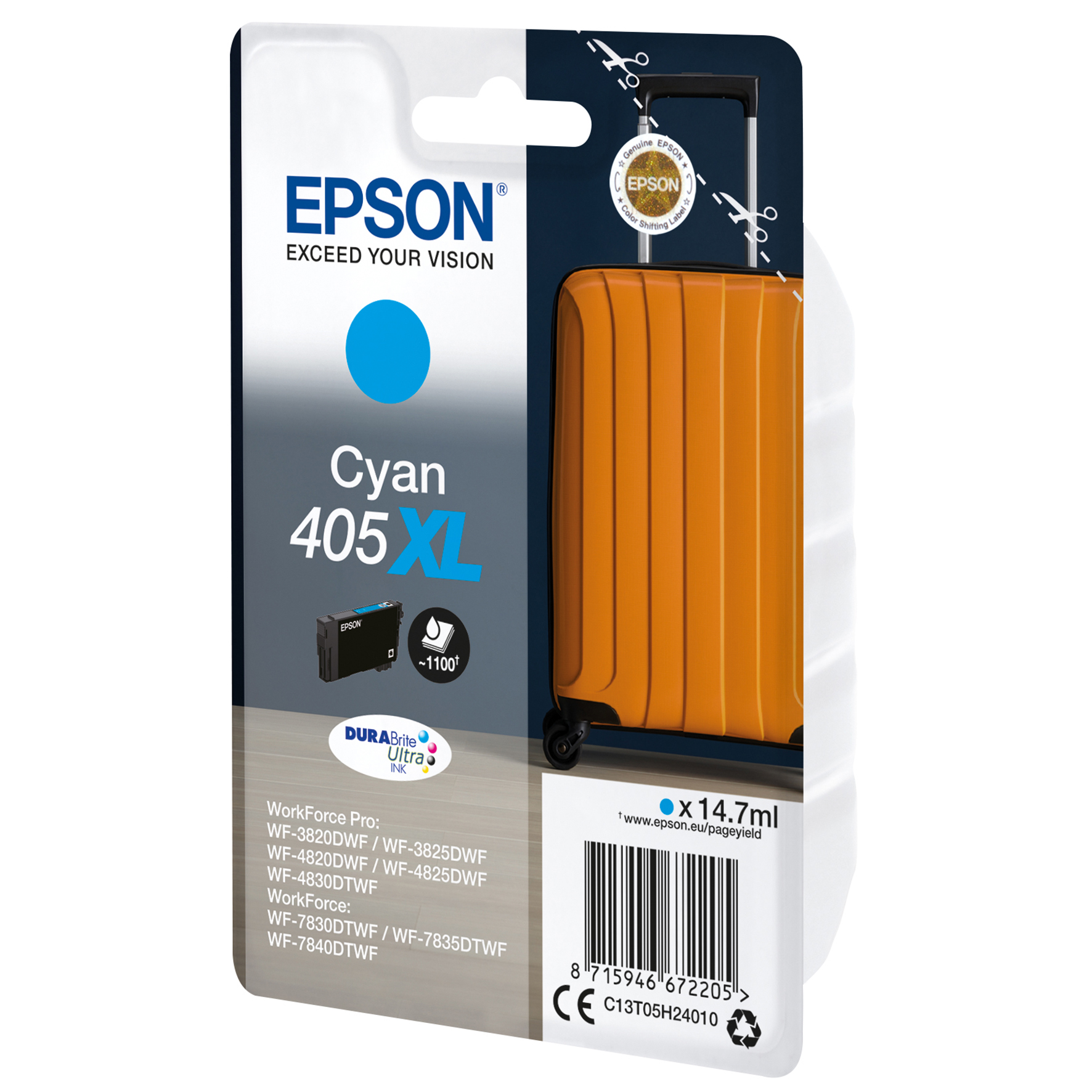 [5701519] Bläck Epson 405XL cyan 14,7ml