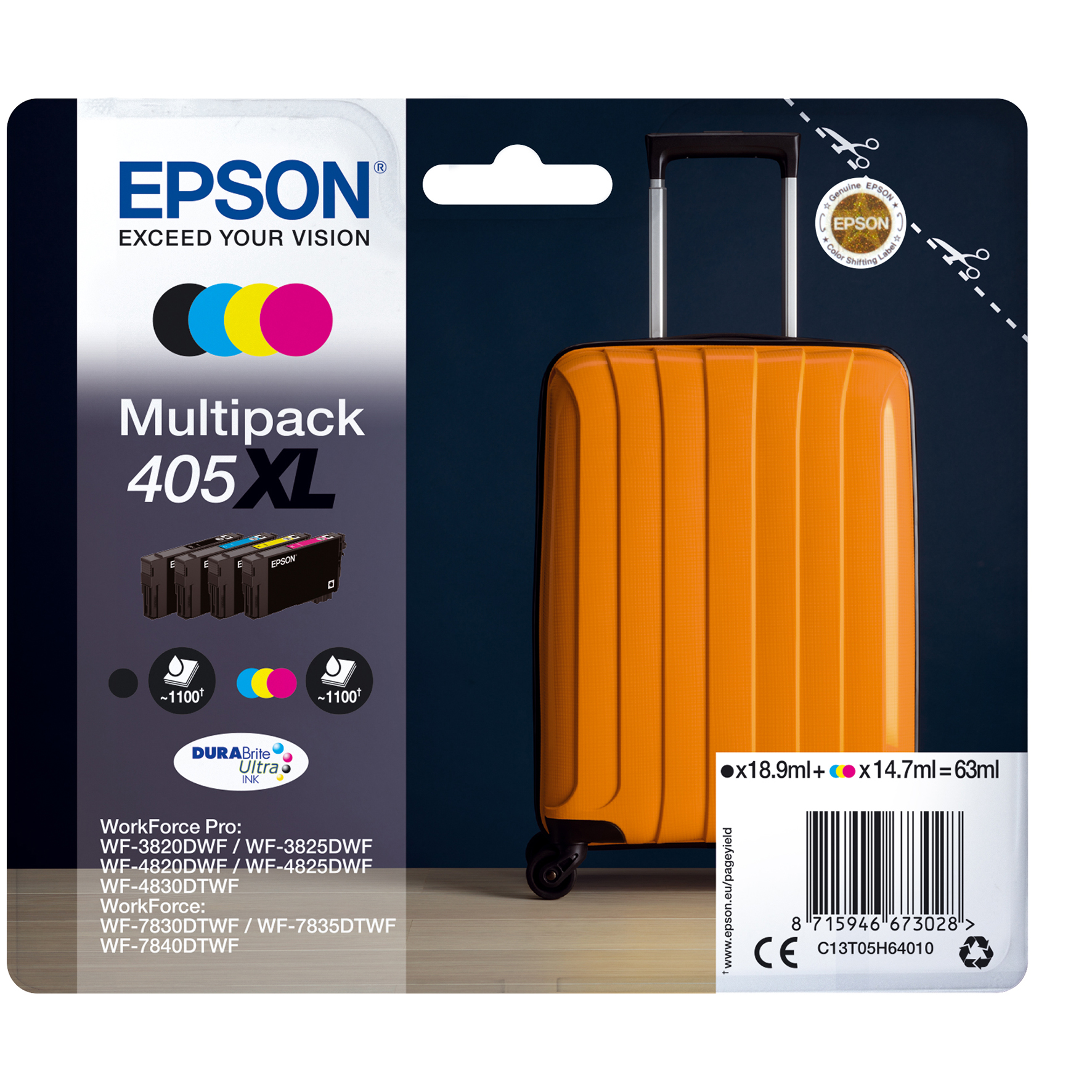 [5701518] Bläck Epson 405XL svart 18,9m