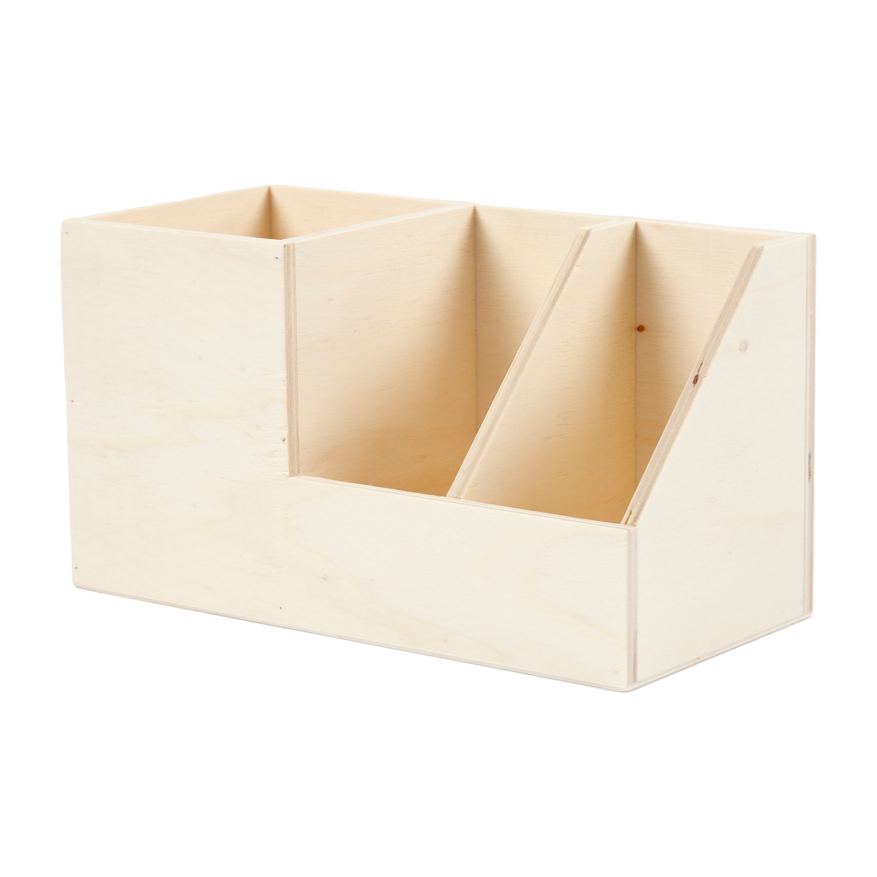 [8310283] Pennställ plywood 3fack