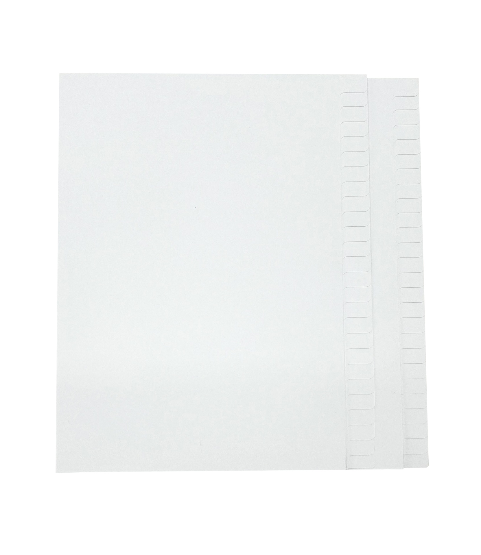 [EETFSET036] Pärmregister A5 under 52 flikar otryckta 2-delat vit 10st/fp
