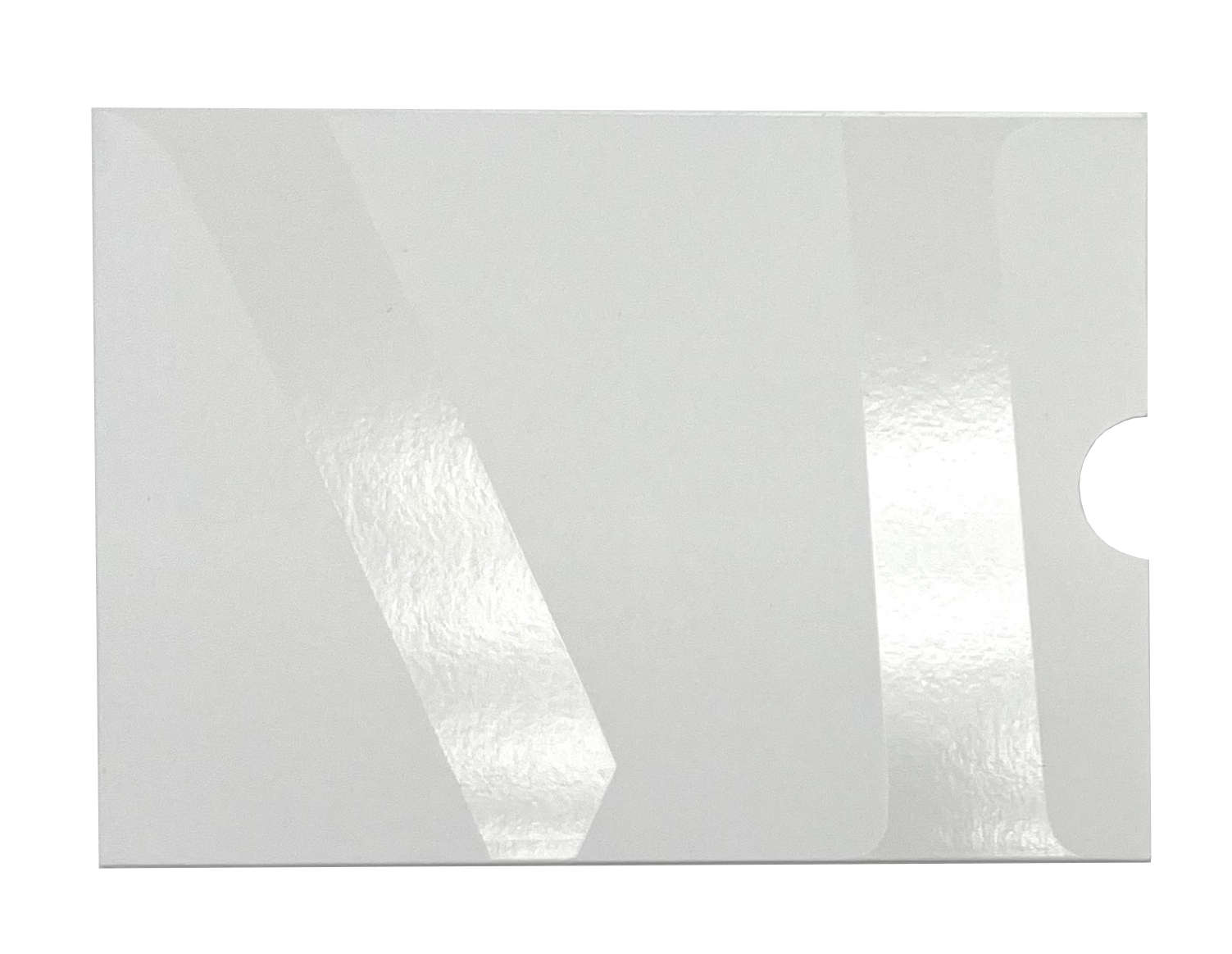 [EEMAN2076] Slidekuvert vit C6 + Particiell UV-lack
