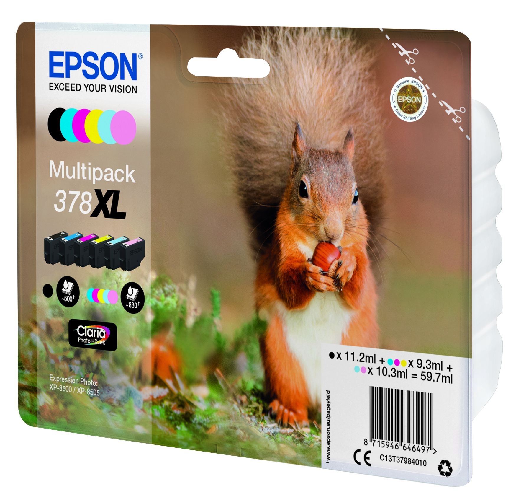 [8563931] Bläck Epson T378 Multipack