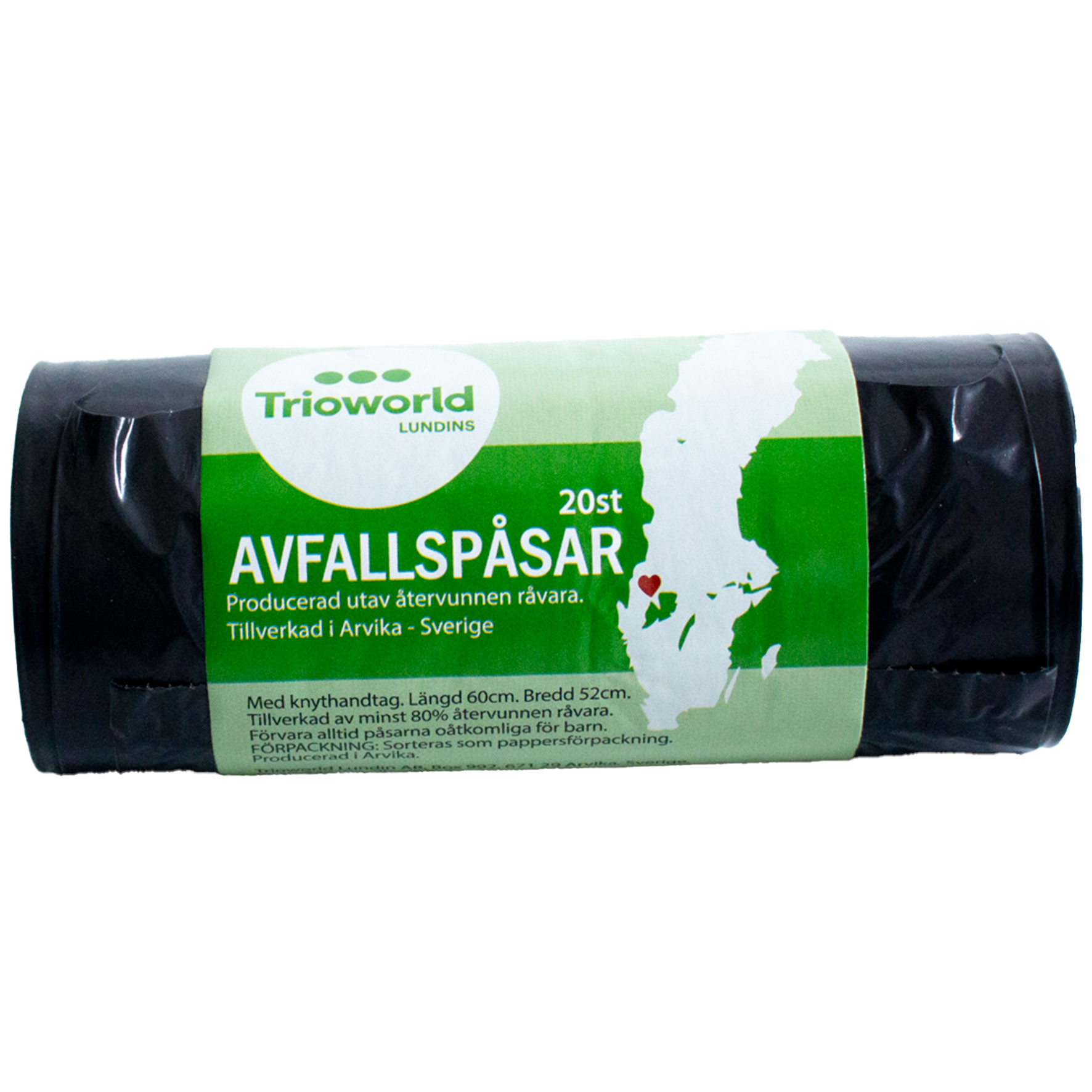 [8565530] Avfallspåse 30L sva 20my 20/rl