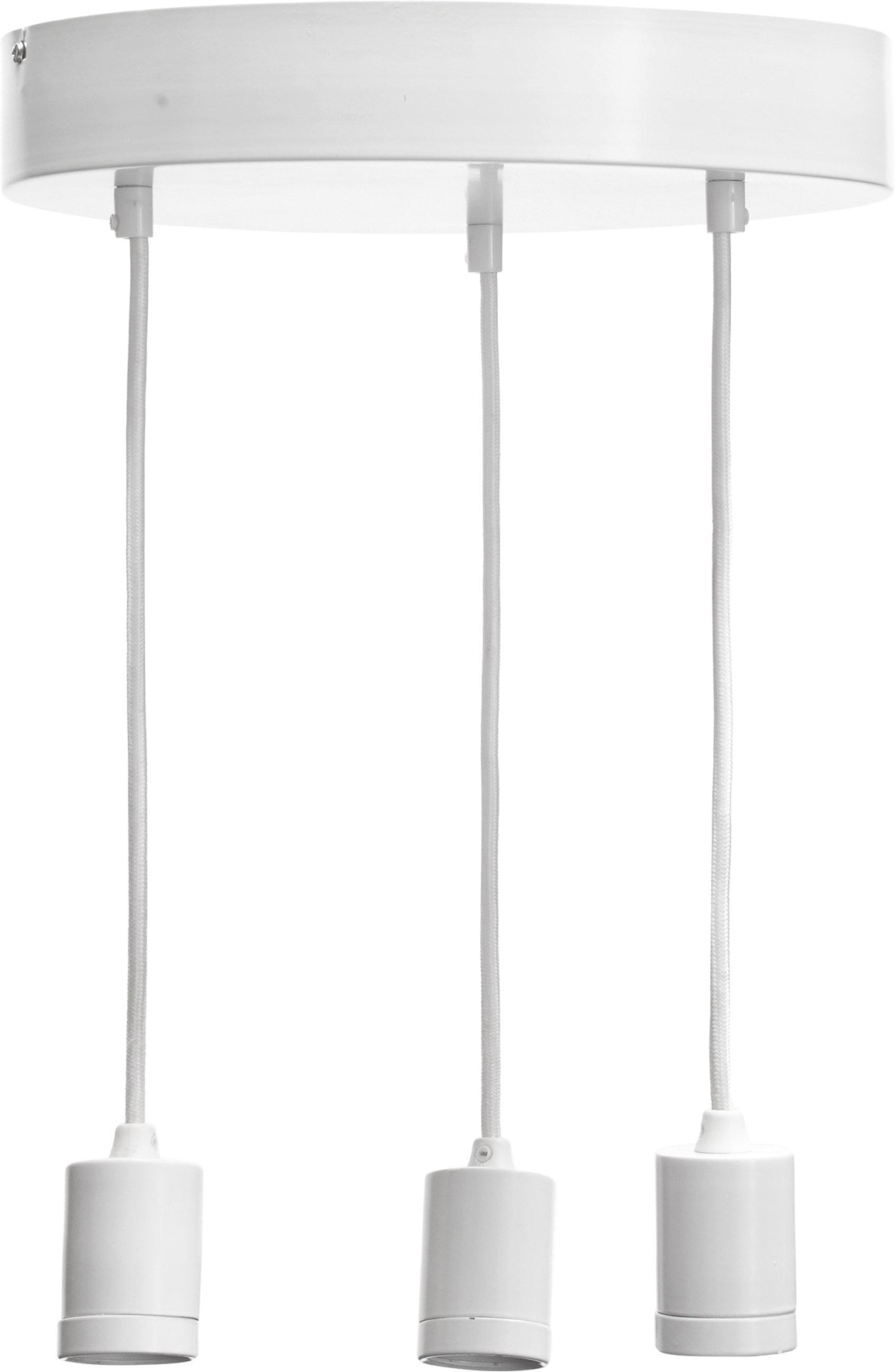 [8555265] Taklampa Skyn 3 rund vit 30cm