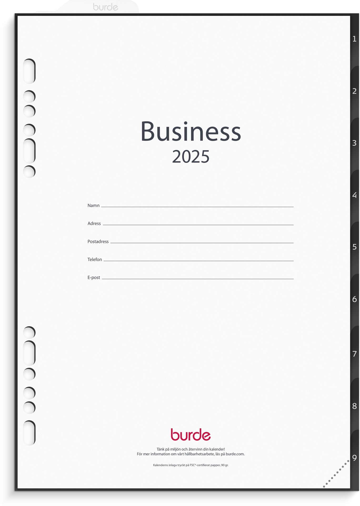 [61480025] Kalender 2025 Business grund