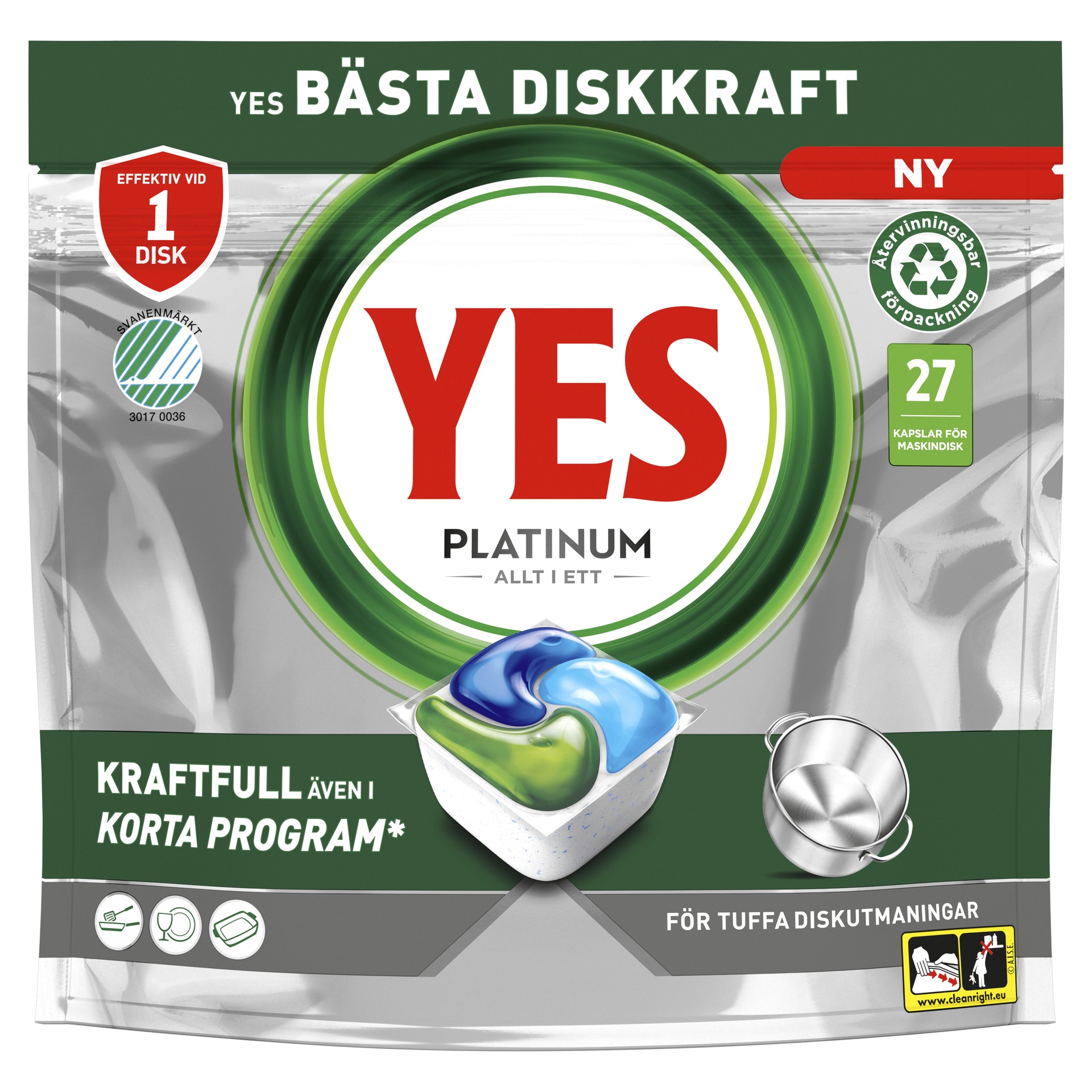 [8564588] Maskindisk YES Platinum 27