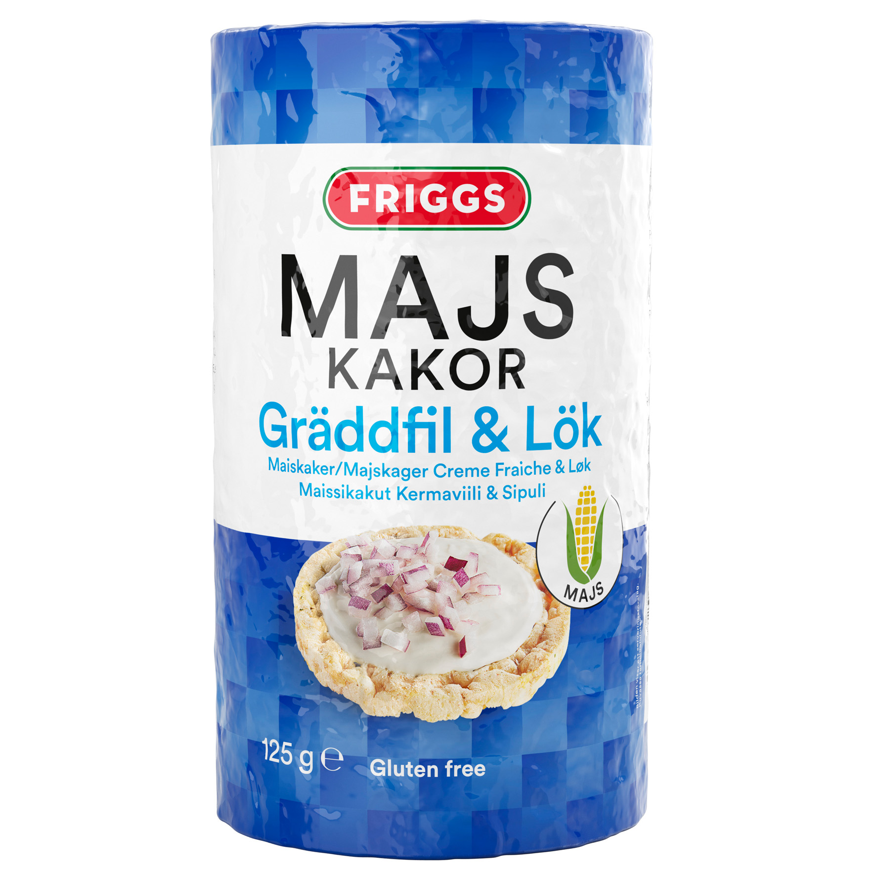 [8566989] Majskakor Gräddfil&Lök 125g