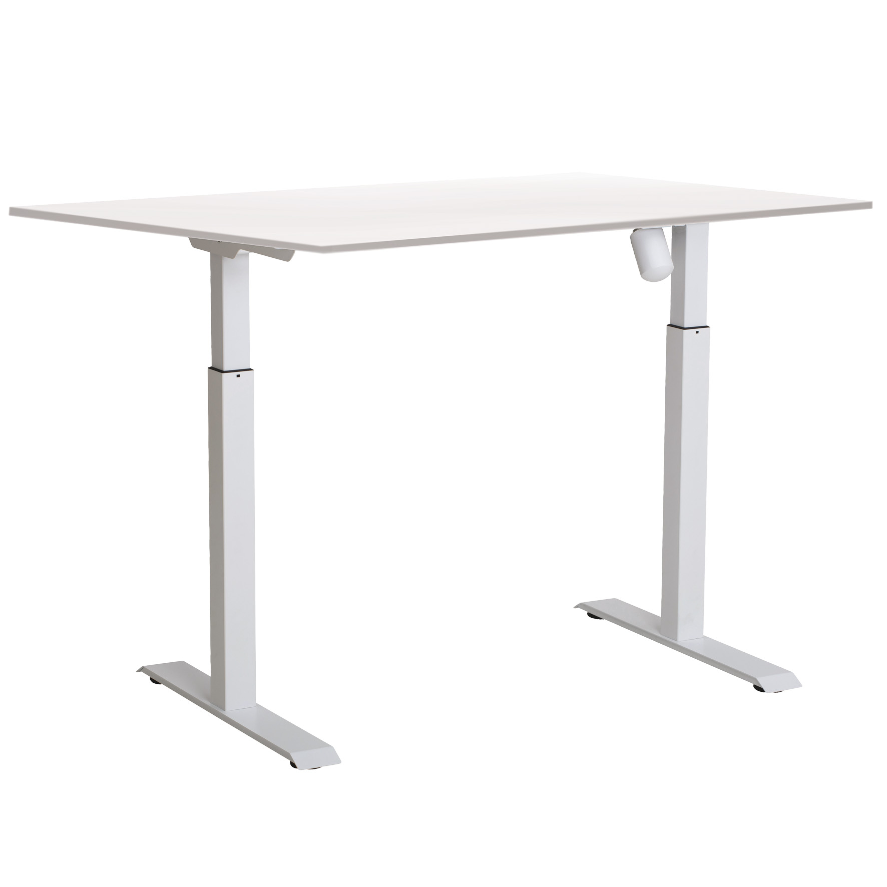 [8567089] Skrivbord el ED-A l vit 140x80