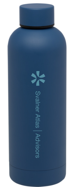 [EESAG006] Stainless steel insulated bottle 500 ml Blue with logo 24 pcs/ctn