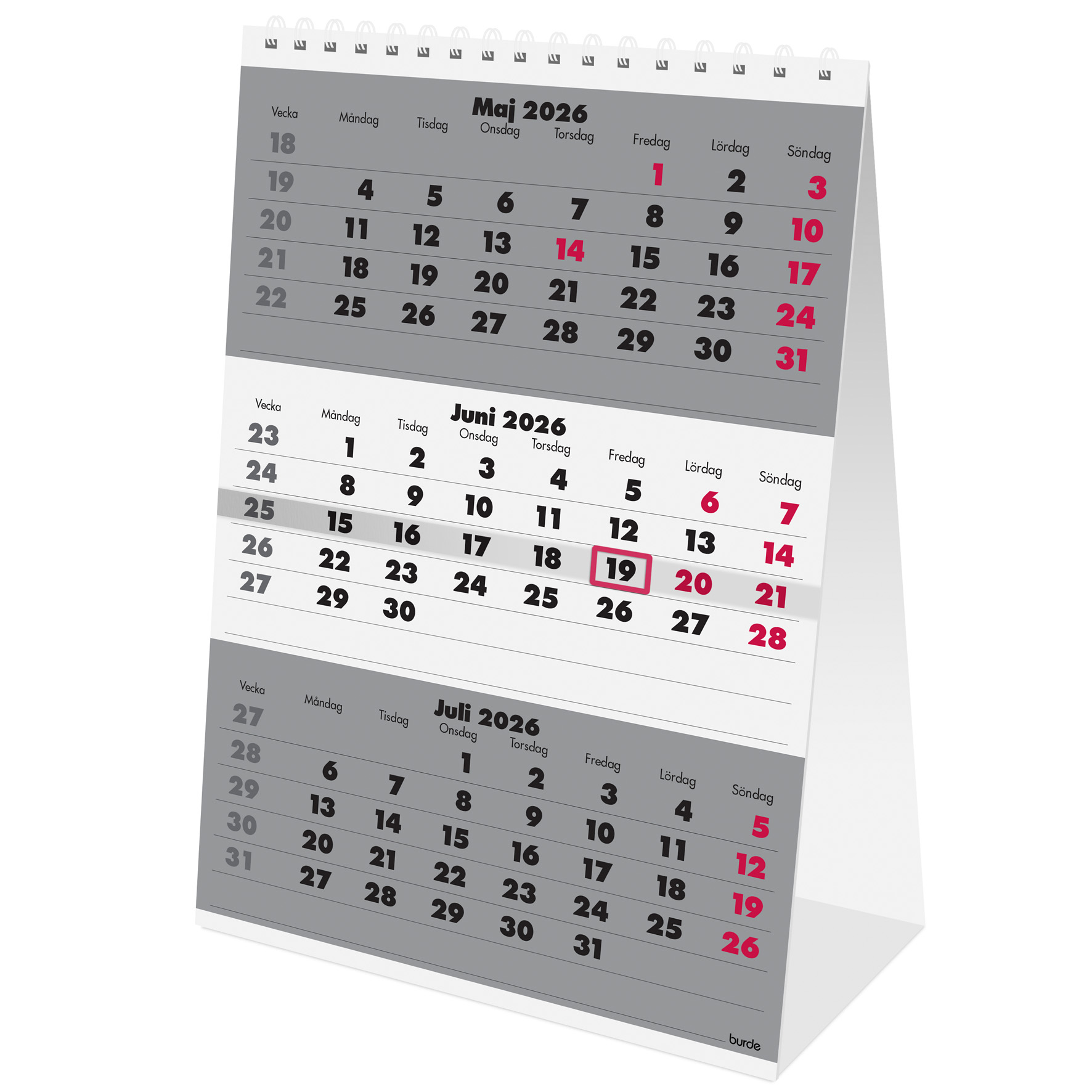 [61153126] Bordskalender 2026 Triplaner