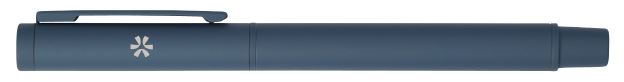 [EESAG022] Pen recycled steel navyblue with engraved logo